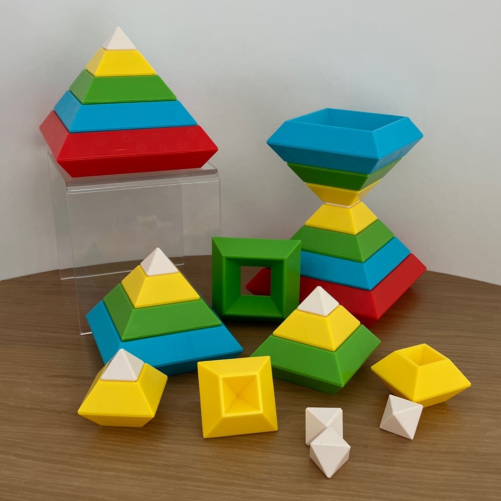 Stacking Pyramid Pieces - Picture 2 of 5